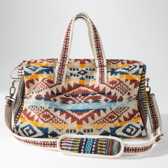 Handbags - SOLD OUT Destiny Handmade Colorful Western Boho Ethnic Navajo Pattern Motif